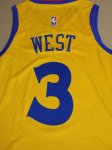 Golden State Warriors David West 3 City Or Maillot